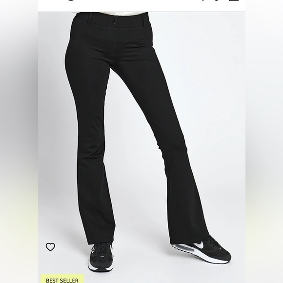 Betabrand Straight Leg Classic Dress Pant Yoga - Picture 6 of 12